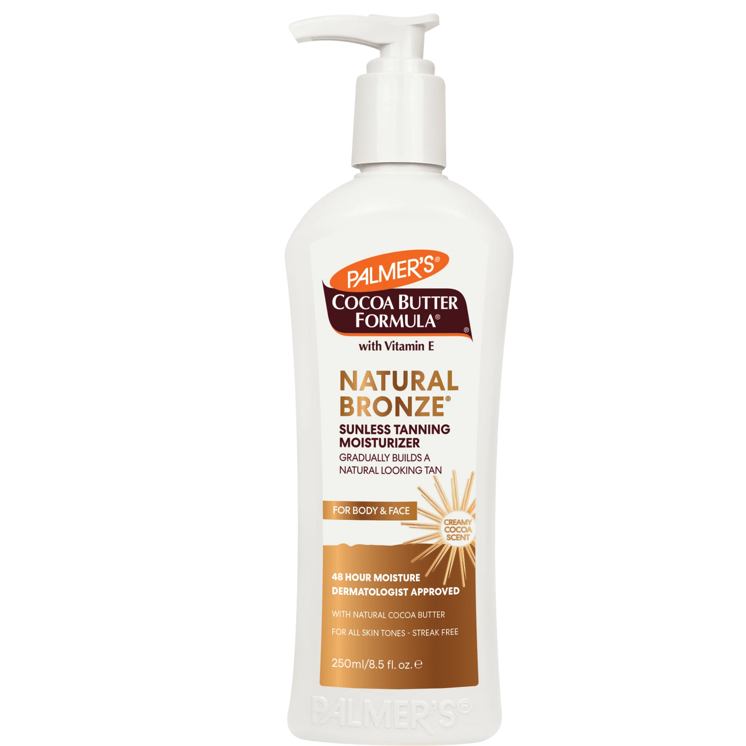 Natural Bronze Sunless Tanning Moisturizer 250ml